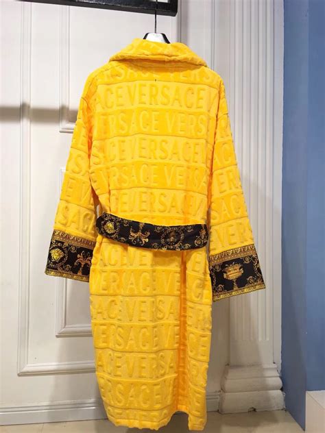 yellow versace robe price